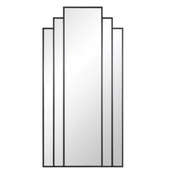 Sonia Black Metal Frame Art Deco Full Length Floor Mirror 179 X 80 Cm 12 Sonia Black Metal Frame Art Deco Full Length Floor Mirror 179 X 80 Cm -Entreprise Cc Shop MIRR 175 BLACK WB1