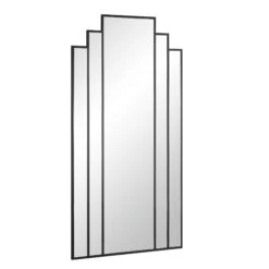 Sonia Black Metal Frame Art Deco Full Length Floor Mirror 179 X 80 Cm 14 Sonia Black Metal Frame Art Deco Full Length Floor Mirror 179 X 80 Cm -Entreprise Cc Shop MIRR 175 BLACK WB2