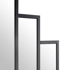 Sonia Black Metal Frame Art Deco Full Length Floor Mirror 179 X 80 Cm 15 Sonia Black Metal Frame Art Deco Full Length Floor Mirror 179 X 80 Cm -Entreprise Cc Shop MIRR 175 BLACK detail1