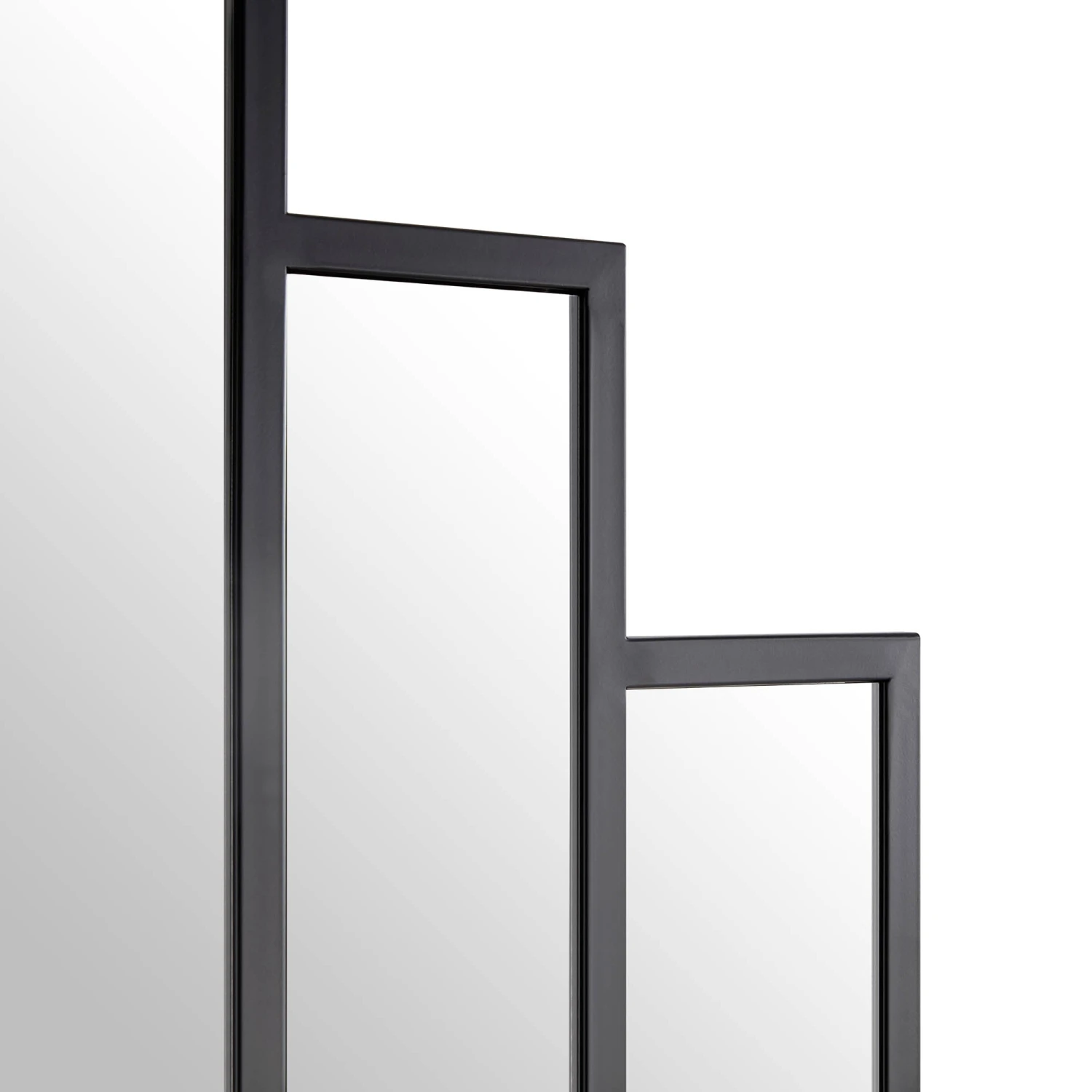Sonia Black Metal Frame Art Deco Full Length Floor Mirror 179 X 80 Cm 8 Sonia Black Metal Frame Art Deco Full Length Floor Mirror 179 X 80 Cm - Image 6