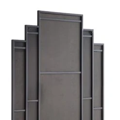 Sonia Black Metal Frame Art Deco Full Length Floor Mirror 179 X 80 Cm 17 Sonia Black Metal Frame Art Deco Full Length Floor Mirror 179 X 80 Cm -Entreprise Cc Shop MIRR 175 BLACK detail3