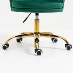 Hepburn Scalloped Swivel Chair (Green Velvet) 18 Hepburn Scalloped Swivel Chair (Green Velvet) -Entreprise Cc Shop MO101GREENVEL detail5