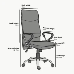 Sleek Design High Back Mesh Fabric Swivel Office Chair With Chrome Base, MO57 White -Entreprise Cc Shop MO57 b1696461 9048 45f4 9f77 a03075c28c9c