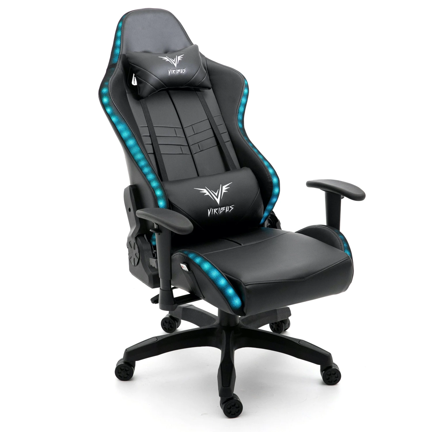 VIRIBUS X1 Office Gaming Chair With 12-Colour LED Light, Black 8 VIRIBUS X1 Office Gaming Chair With 12-Colour LED Light, Black - Image 6