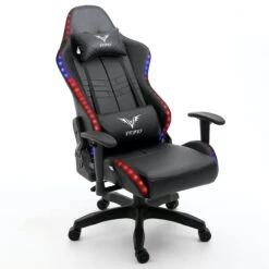 VIRIBUS X1 Office Gaming Chair With 12-Colour LED Light, Black 21 VIRIBUS X1 Office Gaming Chair With 12-Colour LED Light, Black -Entreprise Cc Shop MO92BLACKBLACK 4