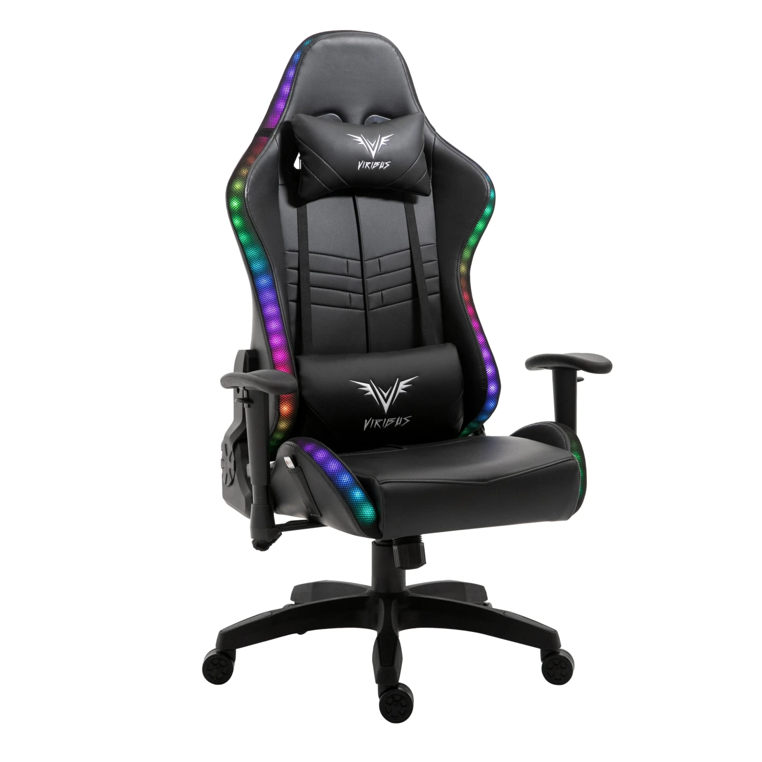 VIRIBUS X1 Office Gaming Chair With 12-Colour LED Light, Black 3 VIRIBUS X1 Office Gaming Chair With 12-Colour LED Light, Black