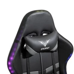 VIRIBUS X1 Office Gaming Chair With 12-Colour LED Lights, Black And Grey 24 VIRIBUS X1 Office Gaming Chair With 12-Colour LED Lights, Black And Grey -Entreprise Cc Shop MO92GREYBLACK detail1