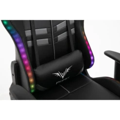 VIRIBUS X1 Office Gaming Chair With 12-Colour LED Lights, Black And Grey 26 VIRIBUS X1 Office Gaming Chair With 12-Colour LED Lights, Black And Grey -Entreprise Cc Shop MO92GREYBLACK detail3 Square