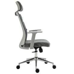 Joni High Back Mesh Office Chair With Headrest In Grey 14 Joni High Back Mesh Office Chair With Headrest In Grey -Entreprise Cc Shop MO96GREY 2 06573753 73ab 4a42 818a 6d59cde2d2d2