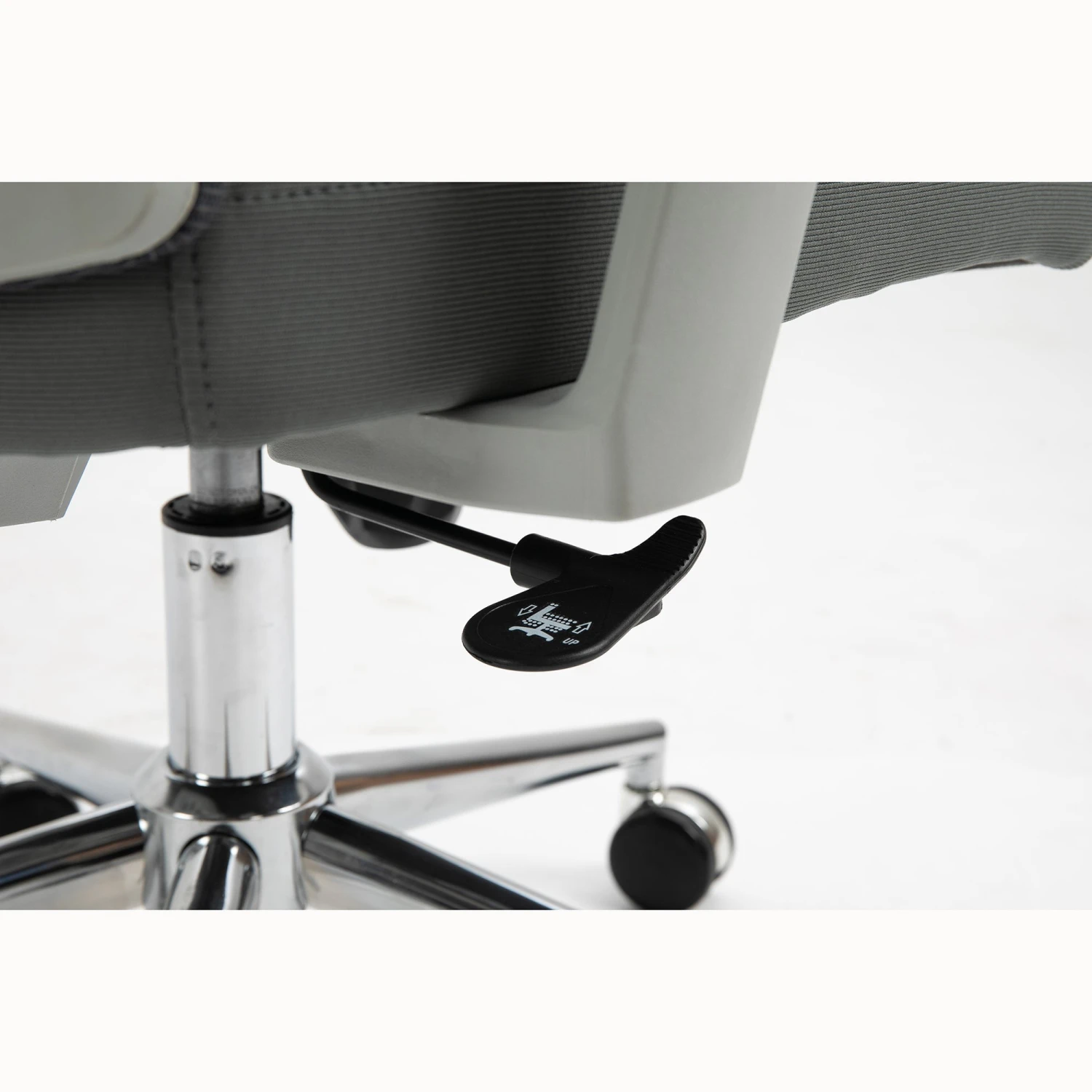 Joni High Back Mesh Office Chair With Headrest In Grey 12 Joni High Back Mesh Office Chair With Headrest In Grey - Image 10