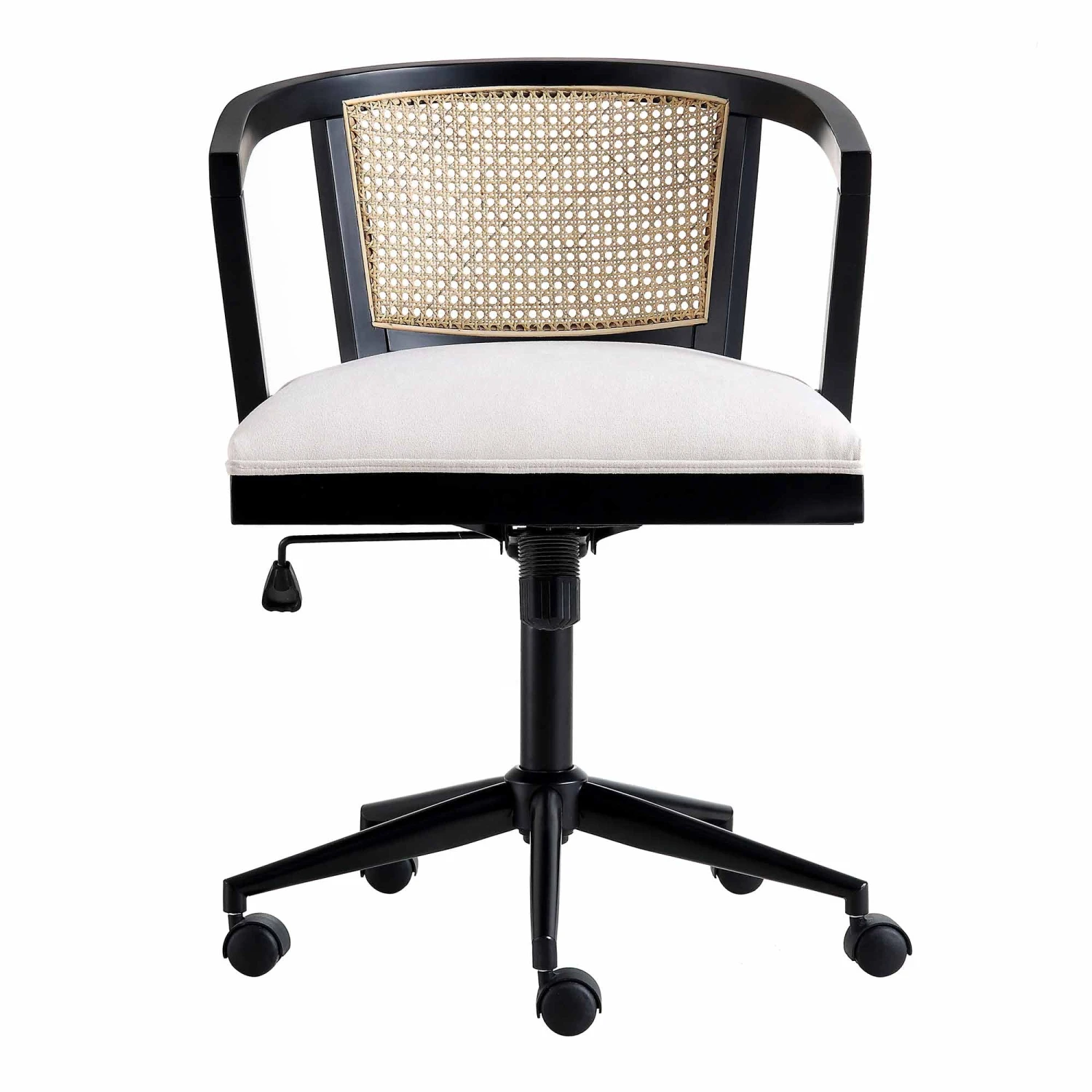 Lucia Natural Cane Swivel Desk Chair 5 Lucia Natural Cane Swivel Desk Chair - Image 3