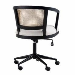 Lucia Natural Cane Swivel Desk Chair 20 Lucia Natural Cane Swivel Desk Chair -Entreprise Cc Shop OCH 035 BLACK BEIGEFAB WB5