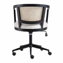 Lucia Natural Cane Swivel Desk Chair 21 Lucia Natural Cane Swivel Desk Chair -Entreprise Cc Shop OCH 035 BLACK BEIGEFAB WB6