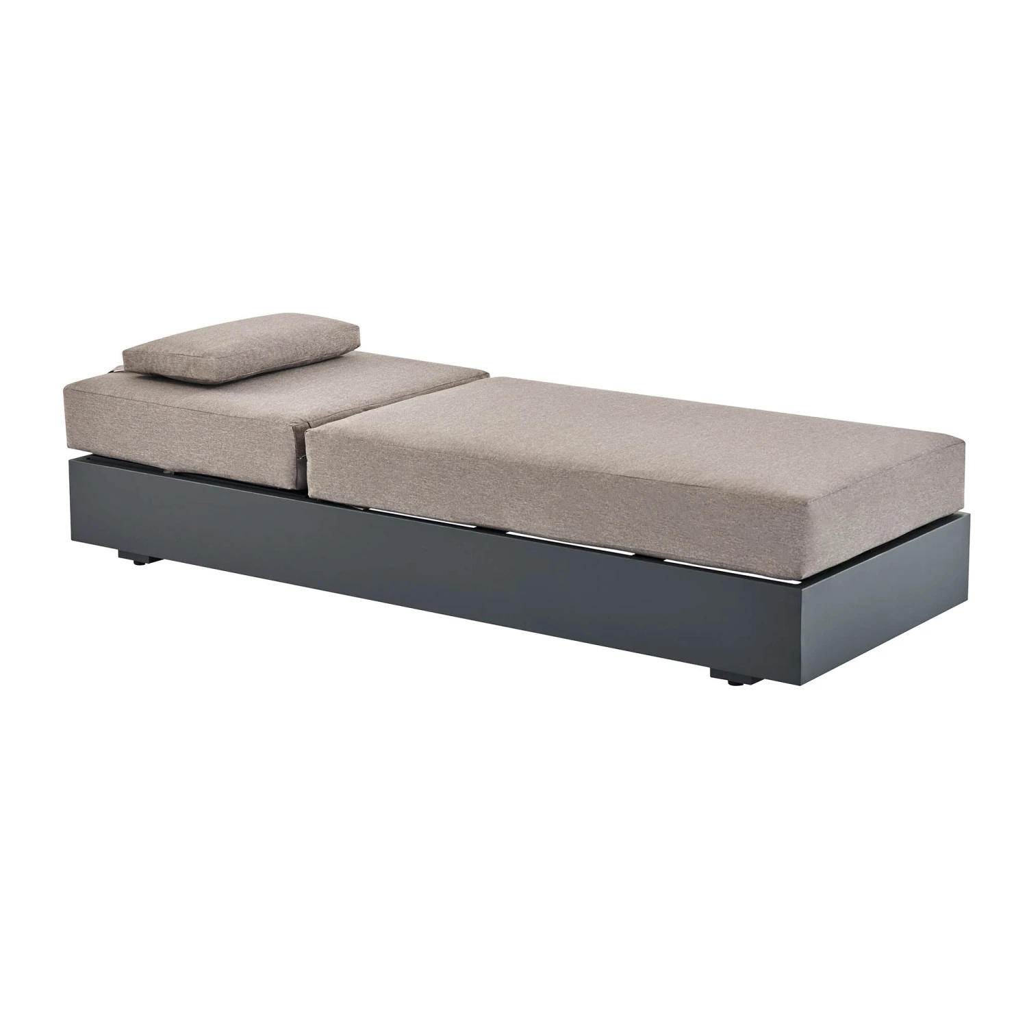 Jardin Aluminium Outdoor Sun Lounger, Granite 8 Jardin Aluminium Outdoor Sun Lounger, Granite - Image 6
