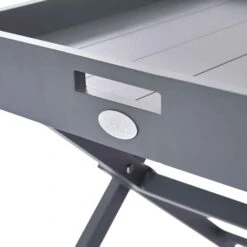 Pedra Rope And Aluminium Outdoor Bistro Set, Grey -Entreprise Cc Shop OD BISTR 5050 GREY detail3