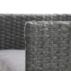 Granchester Rattan Balcony Bistro Set, Grey -Entreprise Cc Shop OD BISTR 7034 DARKGREY detail2