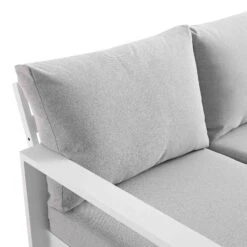 Albany Aluminium Large Corner Casual Dining Set With Rising Table, White 28 Albany Aluminium Large Corner Casual Dining Set With Rising Table, White -Entreprise Cc Shop OD DINE 1045 WHITE detail3