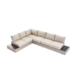 Jardin Aluminium Large Corner Casual Dining Set With Rising Table, Pumice 30 Jardin Aluminium Large Corner Casual Dining Set With Rising Table, Pumice -Entreprise Cc Shop OD DINE 905 906 PUMICE GIF 12559c97 0144 4467 9f32 9b216f937eb1