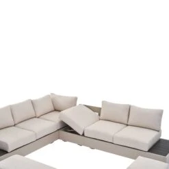 Jardin Aluminium Large Corner Casual Dining Set With Rising Table, Pumice 29 Jardin Aluminium Large Corner Casual Dining Set With Rising Table, Pumice -Entreprise Cc Shop OD DINE 905 PUMICE SET detail1