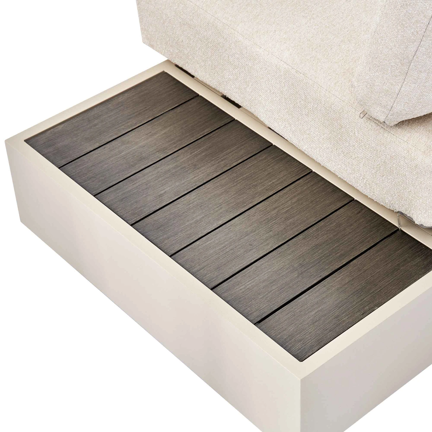 Jardin Aluminium Large Corner Casual Dining Set With Rising Table, Pumice 17 Jardin Aluminium Large Corner Casual Dining Set With Rising Table, Pumice - Image 15