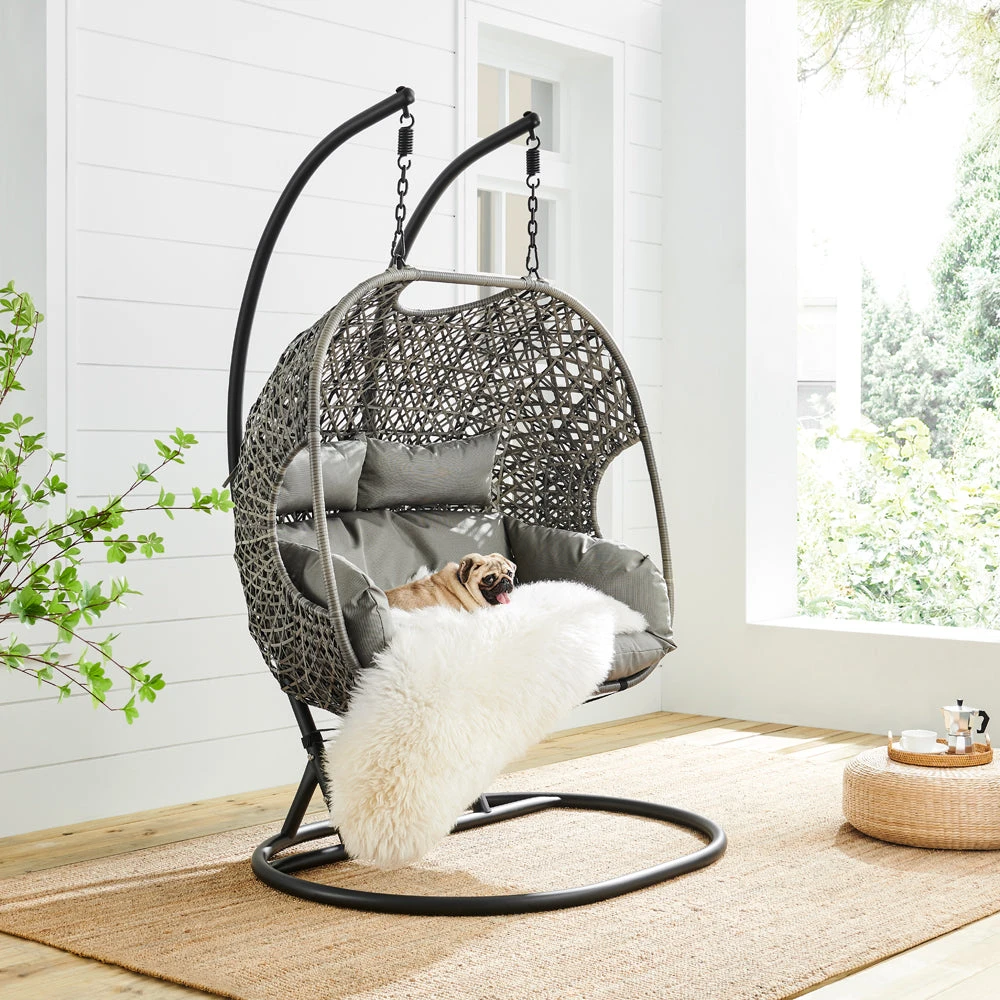 Maren Indoor Outdoor Double Hanging Chair 3 Maren Indoor Outdoor Double Hanging Chair