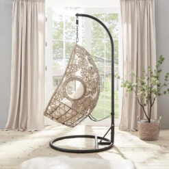 Daisy Floral Pattern Indoor Outdoor Hanging Chair -Entreprise Cc Shop OD HC 013 2