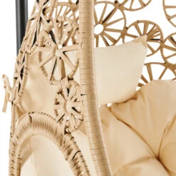 Daisy Floral Pattern Indoor Outdoor Hanging Chair -Entreprise Cc Shop OD HC 013 detail3