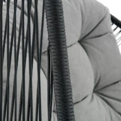 Lydia Geometric Rattan & Rope Mix Indoor Outdoor Hanging Chair 20 Lydia Geometric Rattan & Rope Mix Indoor Outdoor Hanging Chair -Entreprise Cc Shop OD HC 014 5