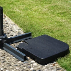 Pack Of 4 Square Sand/Water Fillable Parasol Base Weights -Entreprise Cc Shop OD PRACC 14 4P scene2