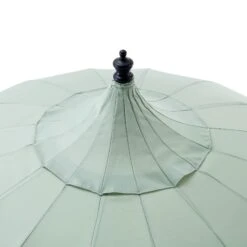 Hacienda 2.4M Sage Green Beaded Carousel Garden Parasol With Fringe Tassels And Aluminium Tilt 18 Hacienda 2.4M Sage Green Beaded Carousel Garden Parasol With Fringe Tassels And Aluminium Tilt -Entreprise Cc Shop OD PRSL 16 SAGE detail2