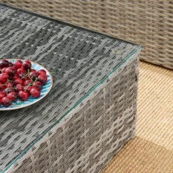 Troy Corner Rattan Garden Sofa Set With Table 22 Troy Corner Rattan Garden Sofa Set With Table -Entreprise Cc Shop OD SF 005 GREY detail3