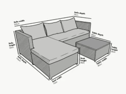 Troy Corner Rattan Garden Sofa Set With Table 15 Troy Corner Rattan Garden Sofa Set With Table -Entreprise Cc Shop OD SF 005 size