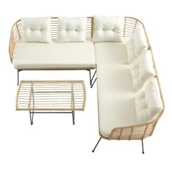 St Loy Natural Rattan Corner Sofa Set With Table 20 St Loy Natural Rattan Corner Sofa Set With Table -Entreprise Cc Shop OD SF 016 WB5
