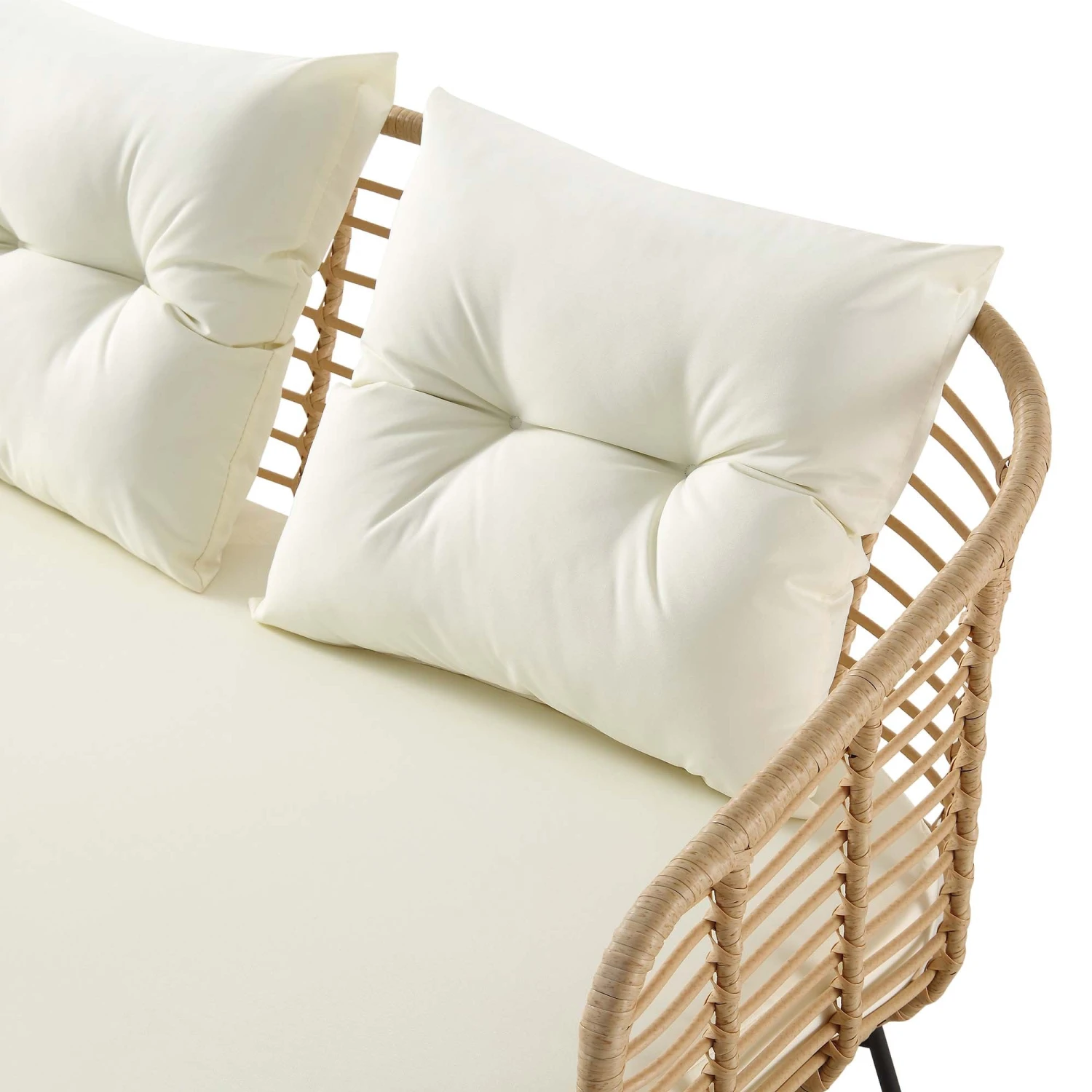 St Loy Natural Rattan Corner Sofa Set With Table 12 St Loy Natural Rattan Corner Sofa Set With Table - Image 11