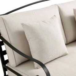 Haymes Indoor And Outdoor Metal Sofa Set With Coffee Table 22 Haymes Indoor And Outdoor Metal Sofa Set With Coffee Table -Entreprise Cc Shop OD SF 1077 BEIGE detail4