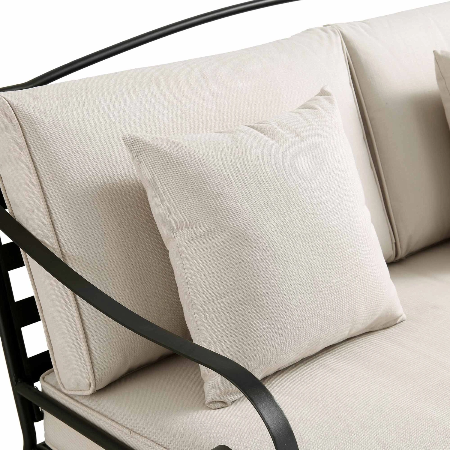 Haymes Indoor And Outdoor Metal Sofa Set With Coffee Table 12 Haymes Indoor And Outdoor Metal Sofa Set With Coffee Table - Image 10