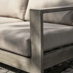 Montrose Aluminium Outdoor Sofa Set With Chaise, Brushed Silver Oak 22 Montrose Aluminium Outdoor Sofa Set With Chaise, Brushed Silver Oak -Entreprise Cc Shop OD SF 2016 WGREY SET scene4