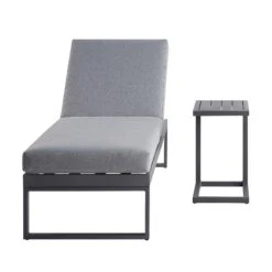 Albany Aluminium Sun Lounger, Grey -Entreprise Cc Shop OD SLG 155 GREY WB4