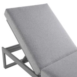 Albany Aluminium Sun Lounger, Grey -Entreprise Cc Shop OD SLG 155 GREY detail1
