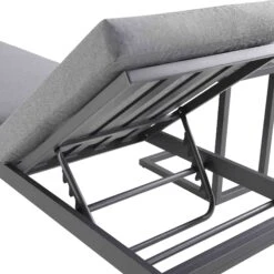 Albany Aluminium Sun Lounger, Grey -Entreprise Cc Shop OD SLG 155 GREY detail2
