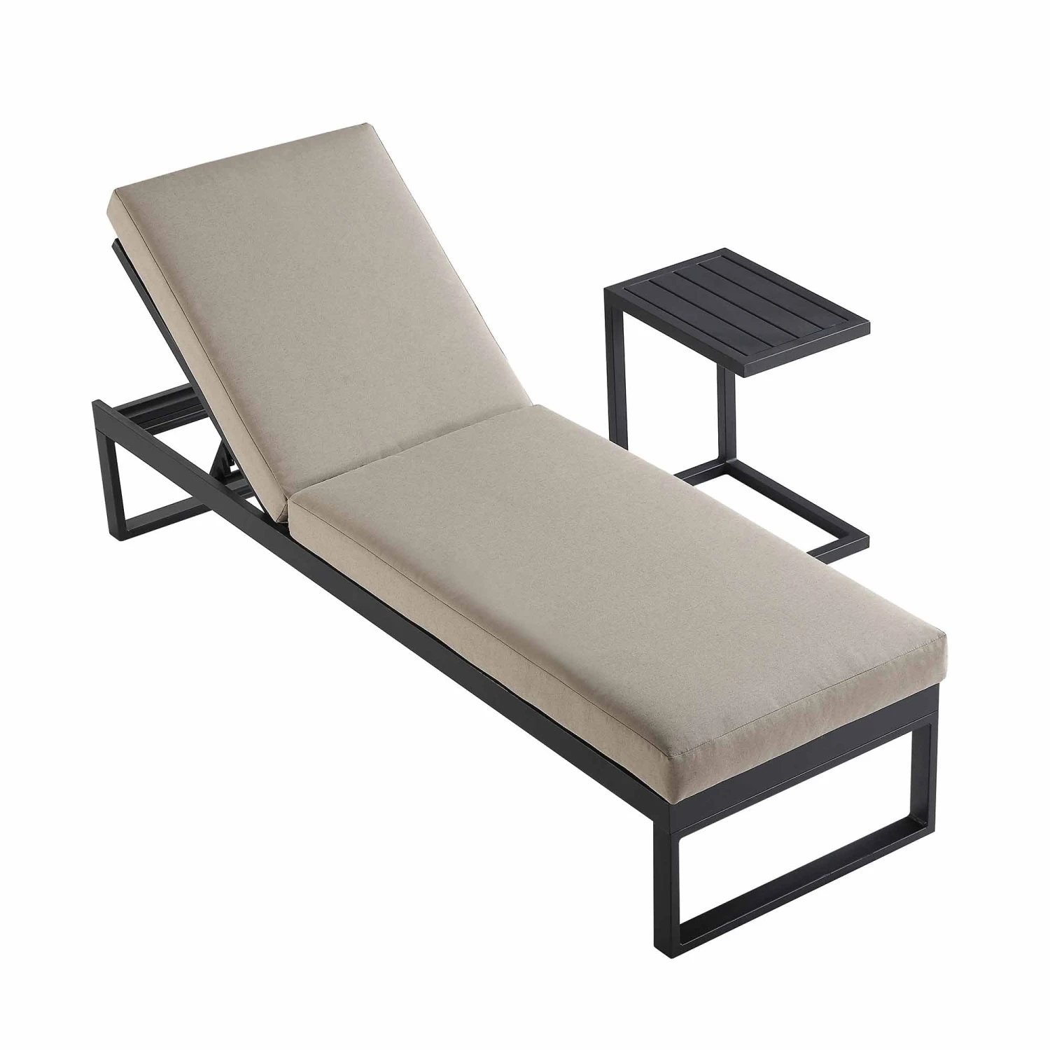 Albany Aluminium Sun Lounger, Taupe 8 Albany Aluminium Sun Lounger, Taupe - Image 6