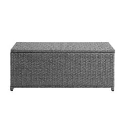 Granchester 120cm Rattan Storage Box, Grey 17 Granchester 120cm Rattan Storage Box, Grey -Entreprise Cc Shop OD TRUNK 8047 DARKGREY WB1