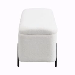 Jed Ecru Boucle 120cm Large Storage Ottoman Bench 19 Jed Ecru Boucle 120cm Large Storage Ottoman Bench -Entreprise Cc Shop OTTO 2245 ECRUBOUCLE WB4