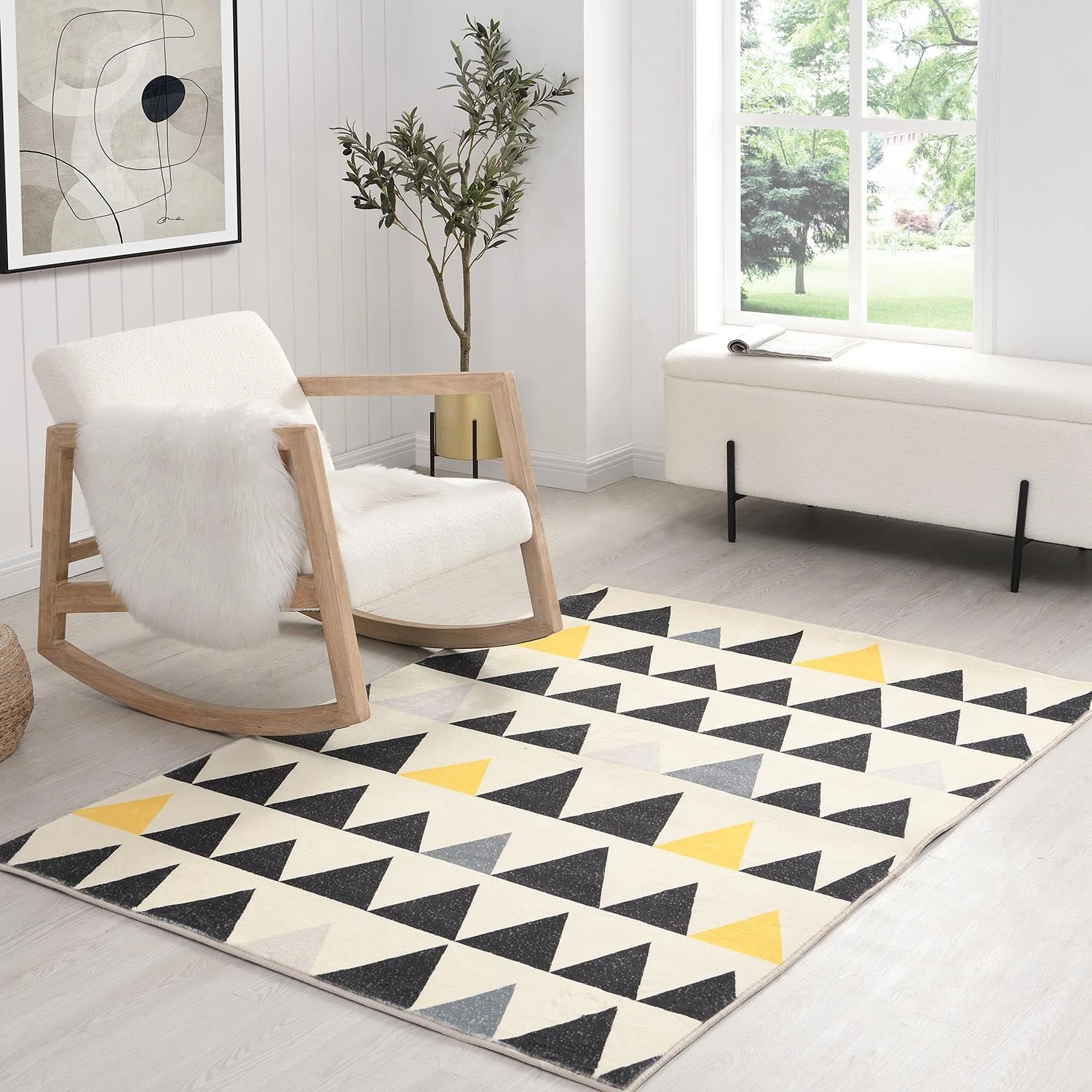 Hex Printed Rug 120 X 170 Cm 3 Hex Printed Rug 120 X 170 Cm