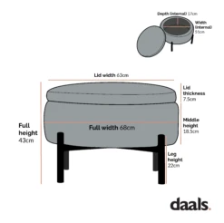 Amboise Round Storage Pouffe, Brick Boucle 15 Amboise Round Storage Pouffe, Brick Boucle -Entreprise Cc Shop XR Amboise XR 2183 STOOL 883f5b32 5ed2 40eb a6c4 cb7d8b019151