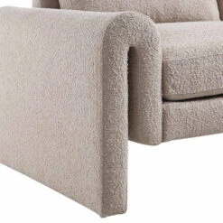 Hampstead Taupe Boucle Curved 2-Seater Sofa -Entreprise Cc Shop XRSF 2161 TAUPE BOUCLE 2ST detail3