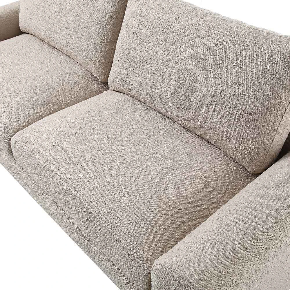 Hampstead Taupe Boucle Curved 3-Seater Sofa 12 Hampstead Taupe Boucle Curved 3-Seater Sofa - Image 10