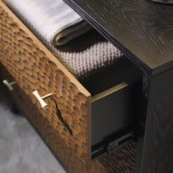 Bianca Chip Carved 3 Drawer Chest, Antique Bronze & Black 17 Bianca Chip Carved 3 Drawer Chest, Antique Bronze & Black -Entreprise Cc Shop XXCOD 008 GOLD BLACK scene2