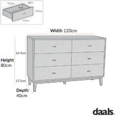 Bianca Chip Carved 6 Drawer Chest, Antique Bronze & Black -Entreprise Cc Shop XXCOD 010 GOLD BLACK