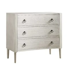 Thalia Concave Chest Of Drawers, Washed White -Entreprise Cc Shop XXCOD 023 WHITEWASH WB2